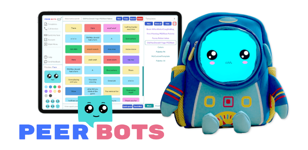 Peerbots — Social Robot Face & Controller